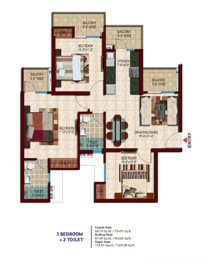 Nirala Estate Phase 2 floor plan