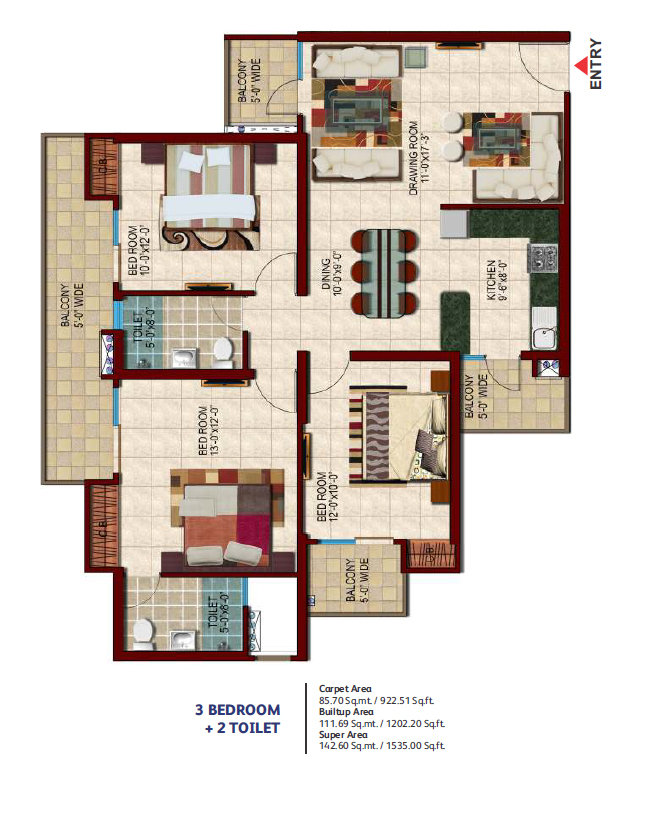 Nirala Estate Phase 2 floor plan